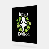 Irish Dance - Irish Dancer Ceili Reel Dance T-Shir Acrylschild (Winkel)