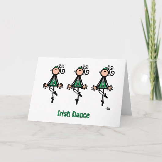 Irish Dance Karte (Vorderseite)