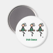 Irish Dance Magnet (Vorderseite/Rückseite)