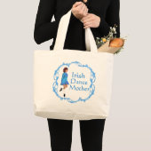 Irish Dance Mother - Blue Jumbo Stoffbeutel (Vorderseite (Produkt))