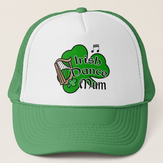 Irish Dance Mum Hat Truckerkappe (Vorderseite)