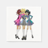 Irish Dance Paper Napkins Serviette (Vorderseite)