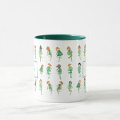 Irish Dance Personalisiert Girly Hand Gezeichnet G Tasse (Zentrum)