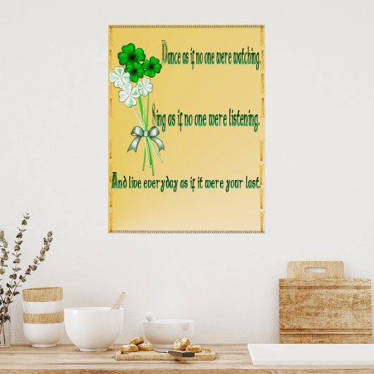 Irish Dance Poster (Küche)