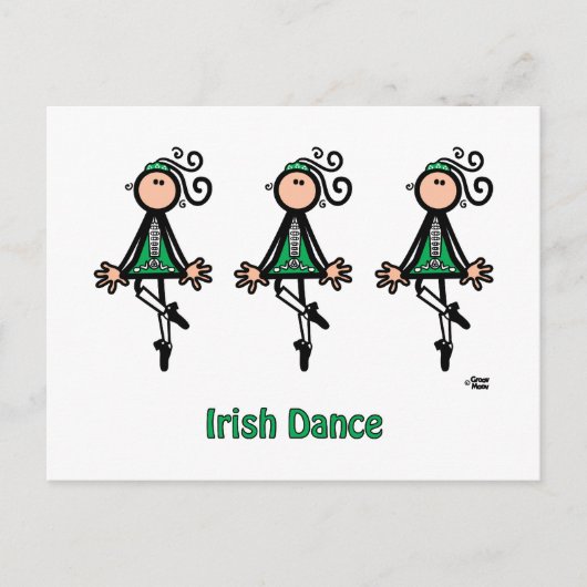Irish Dance Postkarte (Vorderseite)