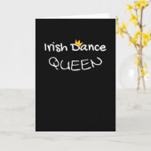 Irish Dance Queen | Irish Dancing St. Patricks Day Karte (Gelbe Blume)