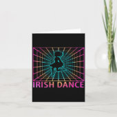 Irish Dance Retro Dancer Gift  Karte (Vorderseite)