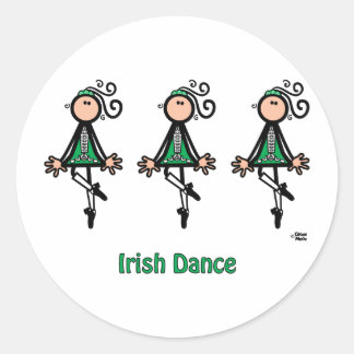 Irish Dance Runder Aufkleber