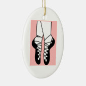 IRISH DANCE SHOES KERAMIK ORNAMENT (Rechts)