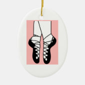IRISH DANCE SHOES KERAMIK ORNAMENT (Vorne)