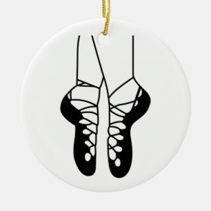 Irish Dance Shoes Keramik Ornament