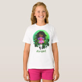 Irish Dance St. Patrick's Day Green Kleeblatts T-Shirt (Vorne ganz)