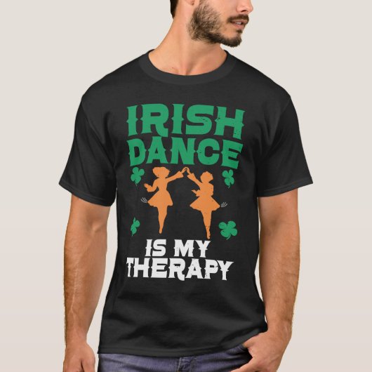 Irish Dance St Patricks Day Reel Girl Irish Step D T-Shirt (Vorderseite)
