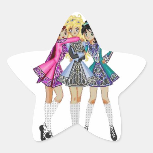 Irish Dance Sticker (Vorderseite)