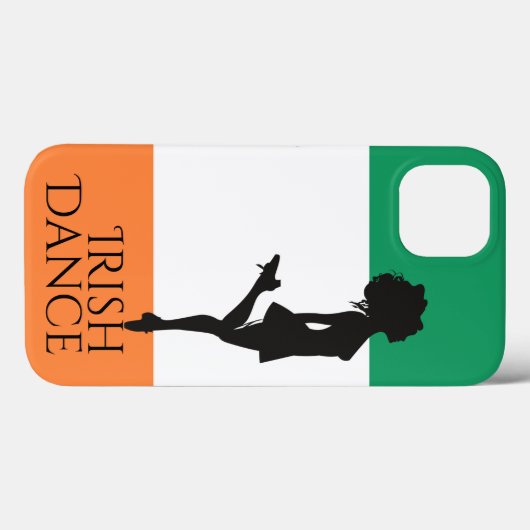 Irish Dancer and Flag Ireland Hard Shoe Dance Case-Mate iPhone Hülle (Rückseite (Horizontal))