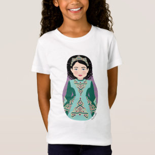 Irish Dancer Black Hair Matryoshka Girls' T - Shir T-Shirt