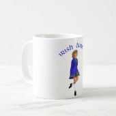 Irish Dancer Blonde in Blue Kaffeetasse (Vorderseite Links)