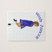 Irish Dancer Blonde in Blue Puzzle (Horizontal)