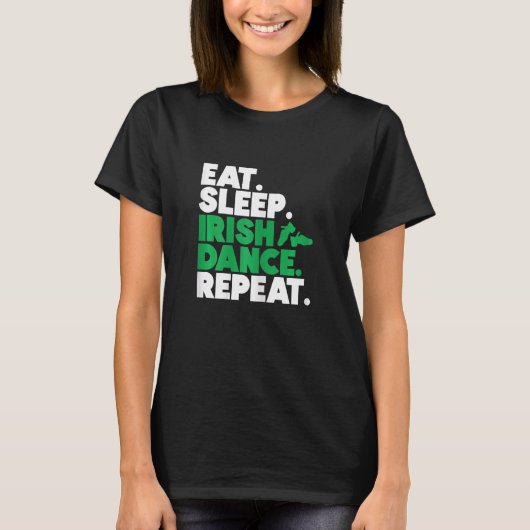 Irish Dancer Ceili Reel Dance Feis Irish Step Danc T-Shirt (Vorderseite)