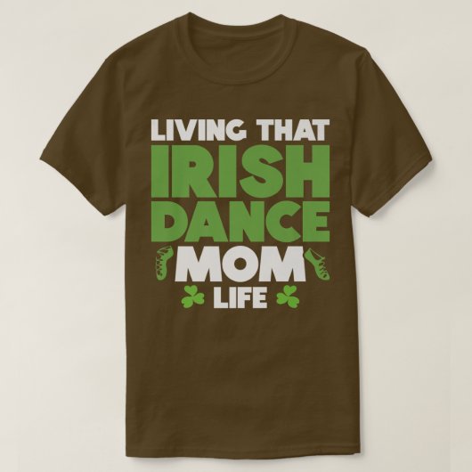 Irish Dancer Ceili Reel Dance Feis Irish Step Danc T-Shirt (Design vorne)