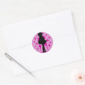 Irish Dancer Celtic Hot Pink Sticker (Umschlag)