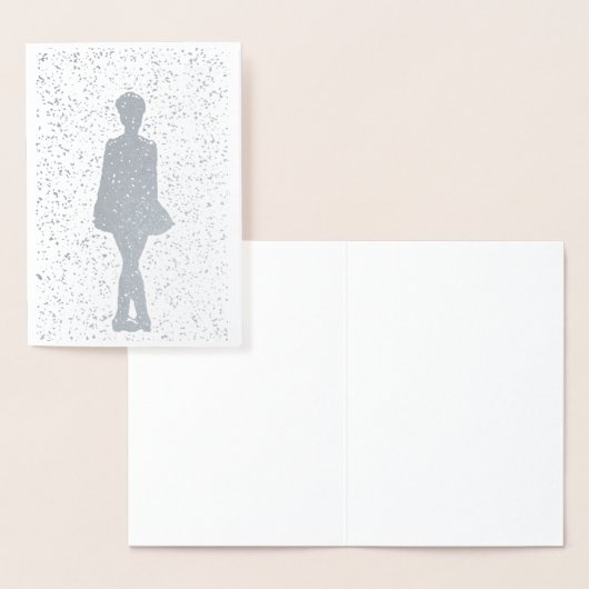 Irish Dancer Folienkarte (Anzeige)