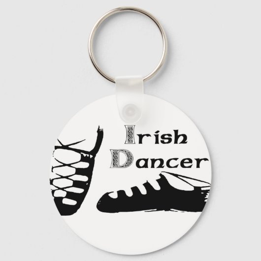 Irish Dancer Ghillies Schlüsselanhänger (Vorderseite)