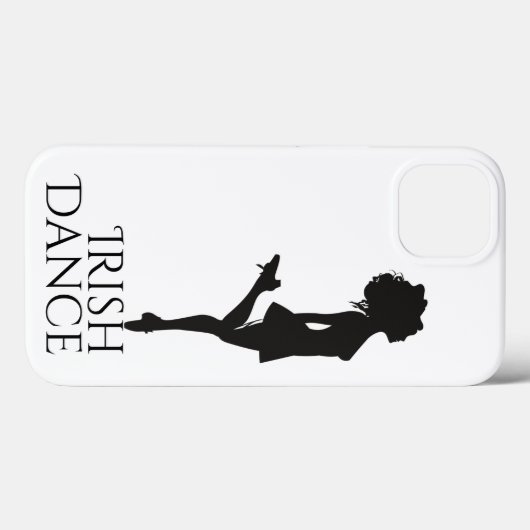 Irish Dancer Hard Shoe Black and White Dance Case-Mate iPhone Hülle (Rückseite (Horizontal))