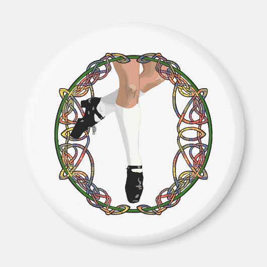 Irish Dancer Hard Shoe Magnet (Vorne)