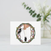 Irish Dancer Hard Shoe Postkarte (Stehend Vorderseite)