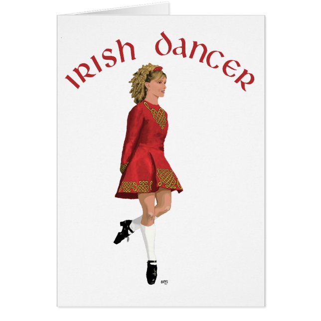 Irish Dancer in Red (Vorne)