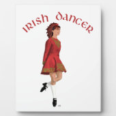 Irish Dancer in Red Fotoplatte (Vorderseite)