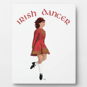Irish Dancer in Red Fotoplatte (Vorderseite)