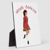 Irish Dancer in Red Fotoplatte (Seite)