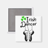 Irish Dancer Magnet (Vorderseite/Rückseite)