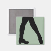 Irish Dancer Magnet (Vorderseite/Rückseite)