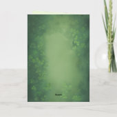 Irish Dancer mit Brown Hair Irish Step Dance Dankeskarte (Rückseite)