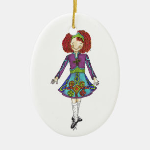 Irish Dancer Ornament Collection: