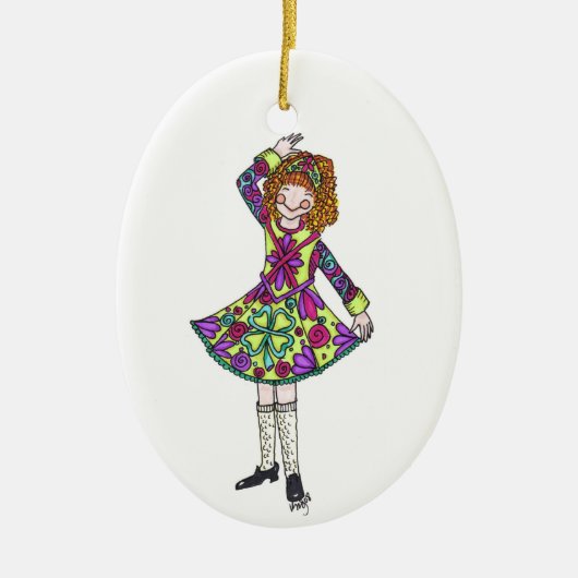 Irish Dancer Ornament to Customize! (Vorne)