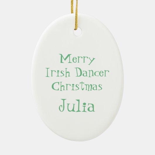 Irish Dancer Ornament to Customize! (Hinten)