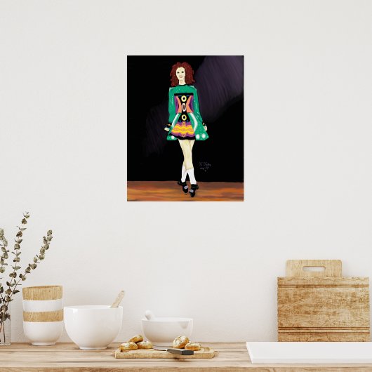 Irish Dancer Poster (Küche)