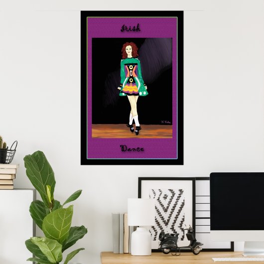 Irish Dancer Poster 2 (Heimbüro)