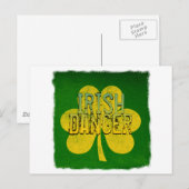Irish Dancer Postkarte (Vorne/Hinten)