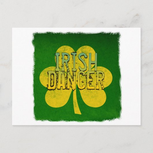 Irish Dancer Postkarte (Vorderseite)