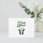 Irish Dancer Postkarte (Stehend Vorderseite)