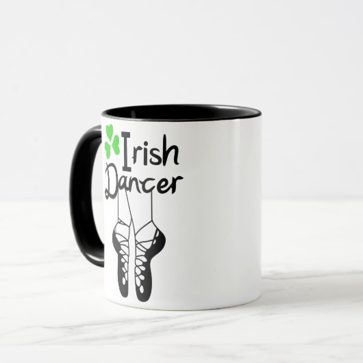 Irish Dancer Tasse (Vorderseite Links)