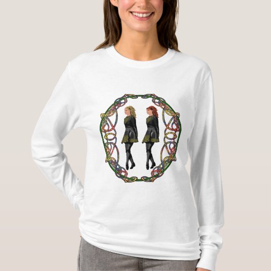 Irish Dancers Celtic Circle T-Shirt (Vorderseite)
