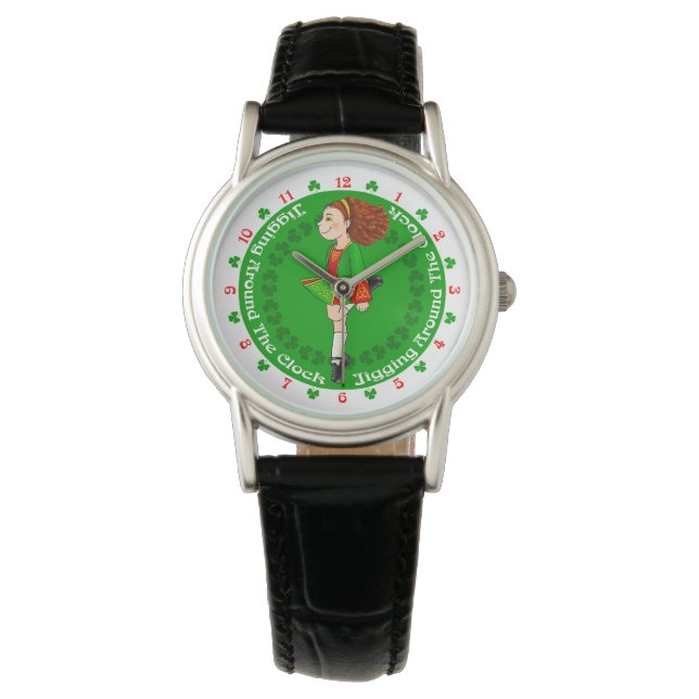 Irish Dancer's, Irish Dancing Watch Armbanduhr (Vorderseite)