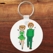 irish Dancers Schlüsselanhänger (Vorderseite)