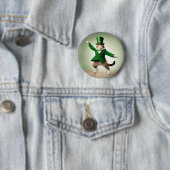 Irish Dancing Cat leprechaun St Patrick's Day Butt Button (Beispiel)